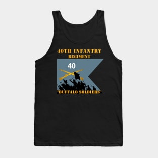 40th Infantry Regiment - Buffalo Soldiers - Charge X 300 Tank Top